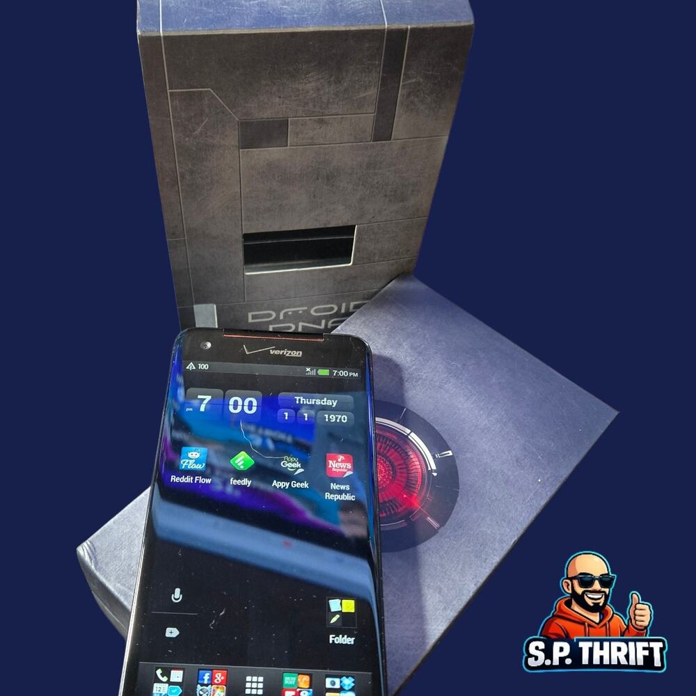 HTC Droid DNA Verizon 16GB Black Smartphone Android w/ Original Box K4